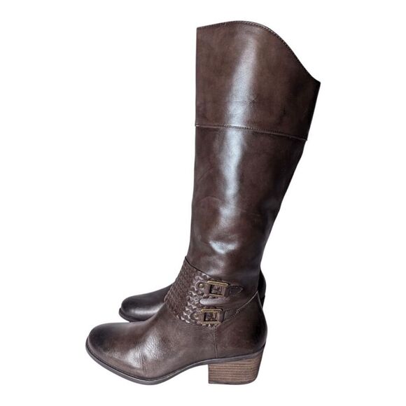 VINCE CAMUTO Bartina Tall Brown Leather Boot Size 8.5M - Picture 2 of 9